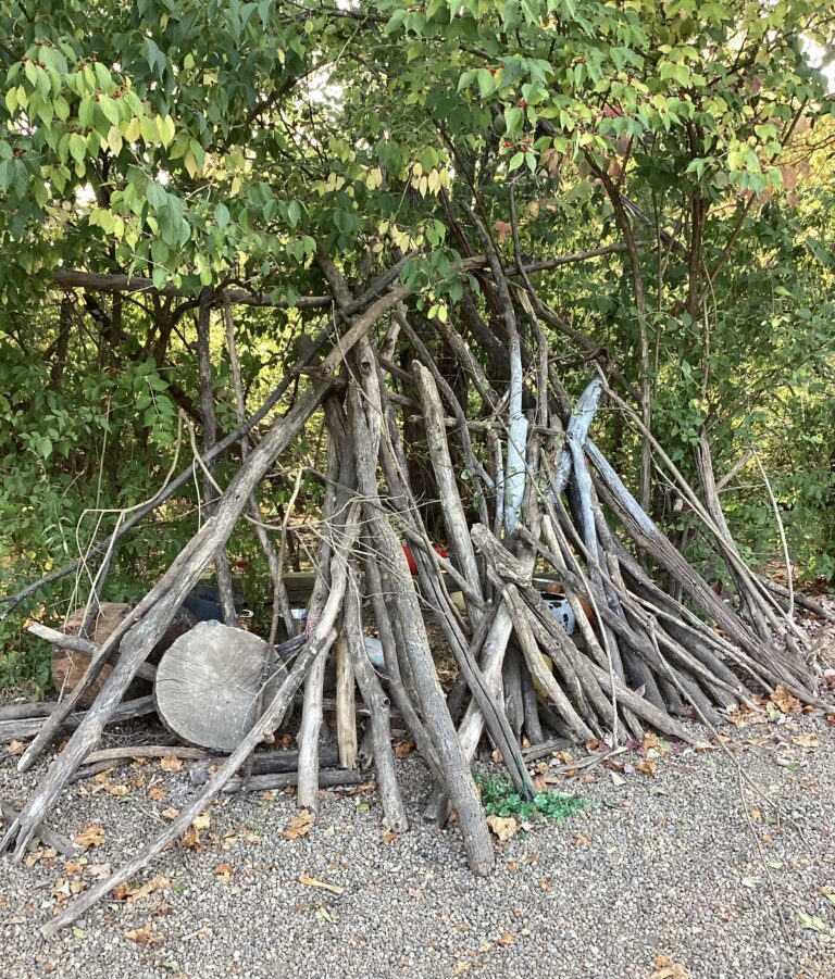 stick lean to in the natural playground